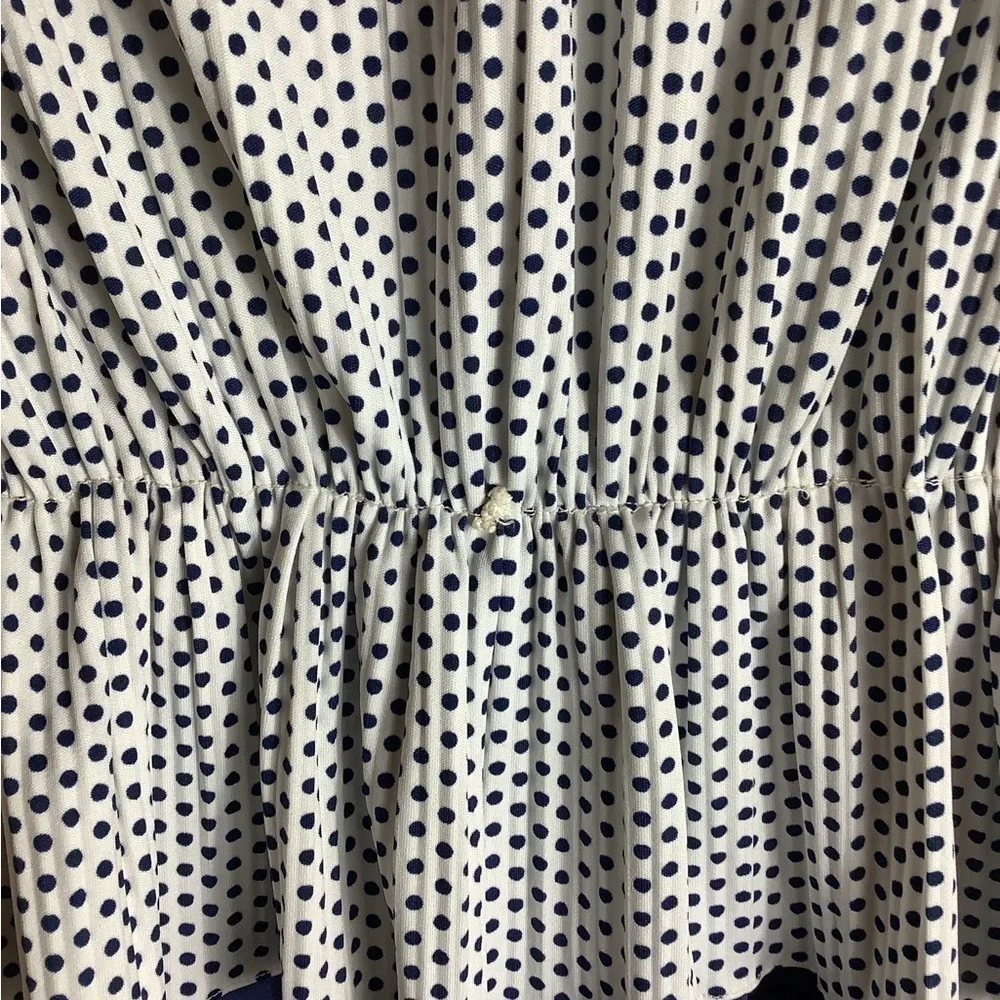 VINTAGE 80’s Union Made in USA Dress Polka Dots Discovery Fashions Small (f) - Picture 2 of 6
